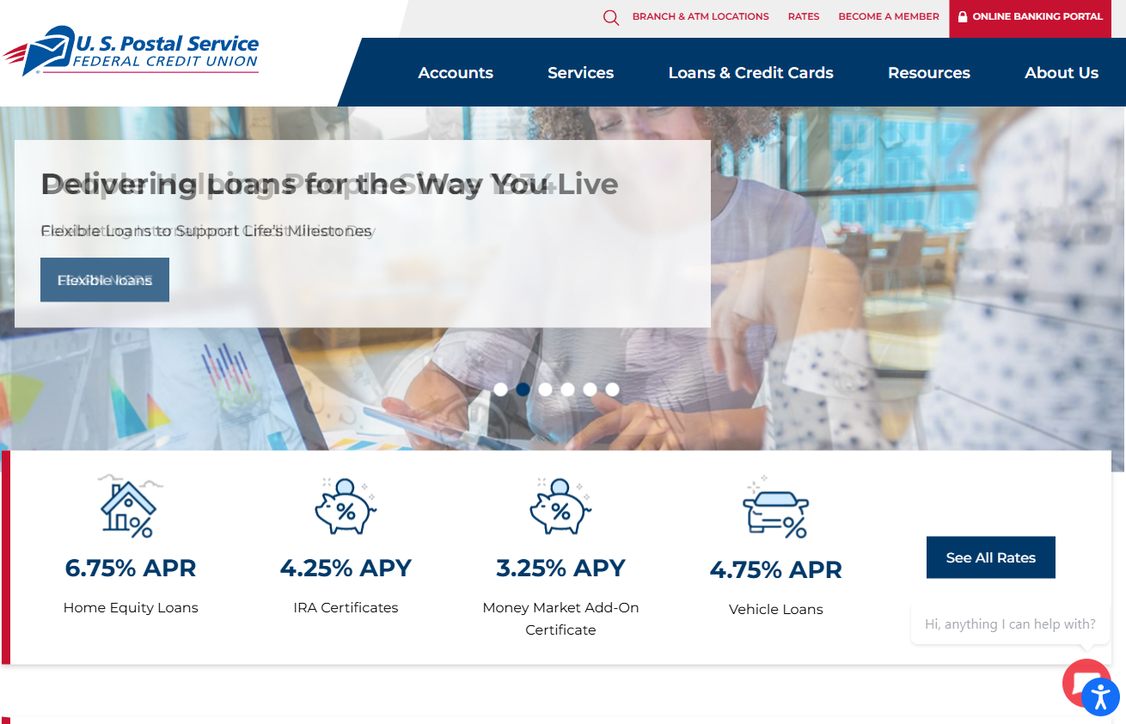 USPS Federal Credit Union – uspsfcu.org