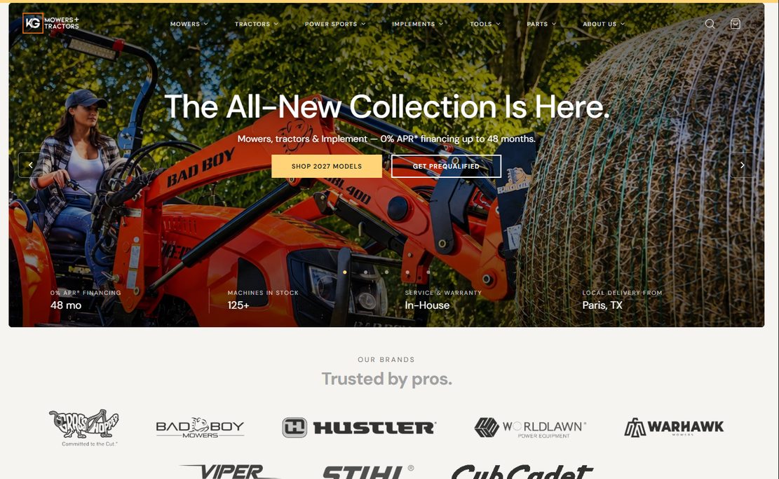 K and G Mowers – kgmowers.com